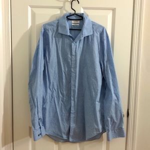 💜 Blue Button down button up